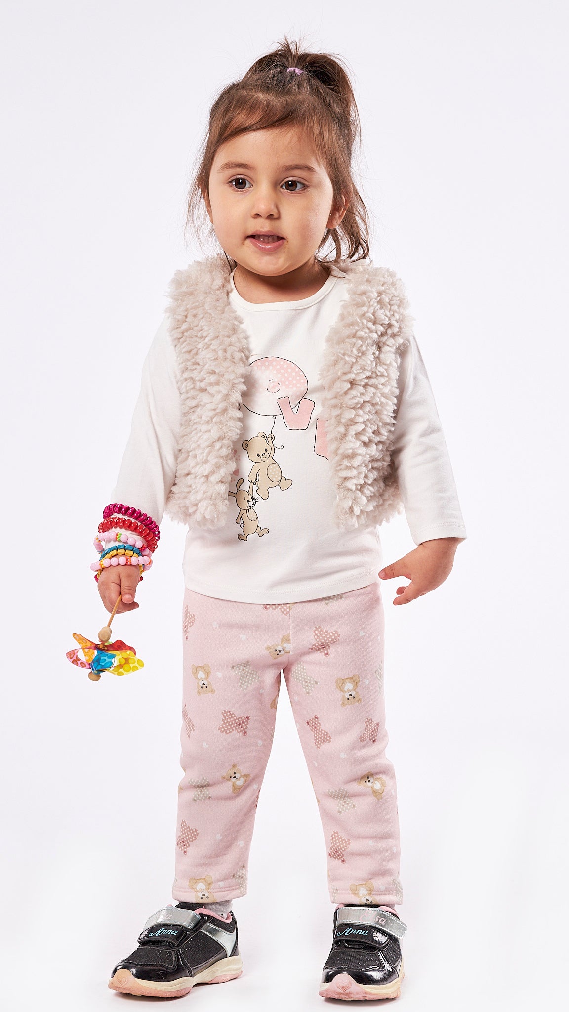 Ebita Teddy Bear And Bunny Three Piece Set 7542