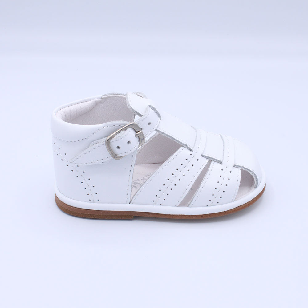 Borboleta Augusto Sandal White Leather