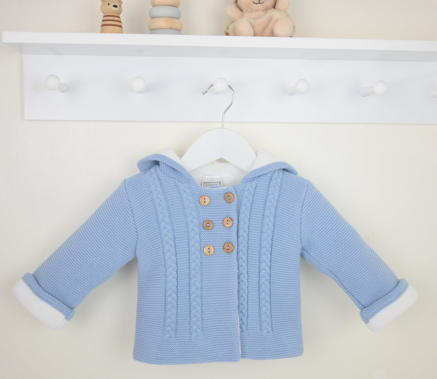 Pex Boys Winter Knitted Noah Jacket Blue