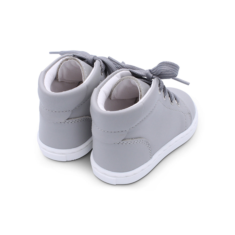 Borboleta Danilo High-Tops Light Grey Leather