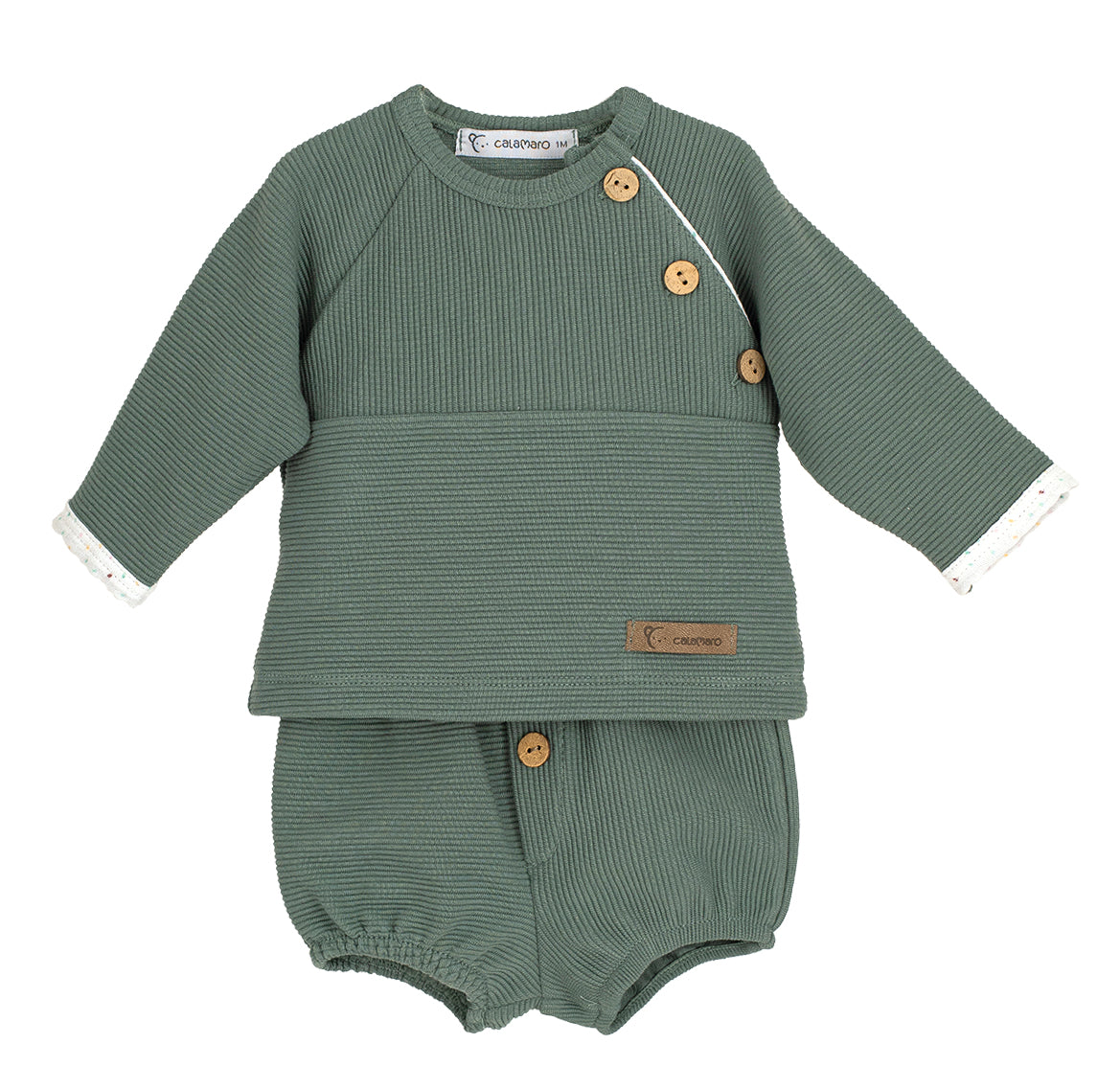 Calamaro Baby Bloomer Set Cefiro Green 11187