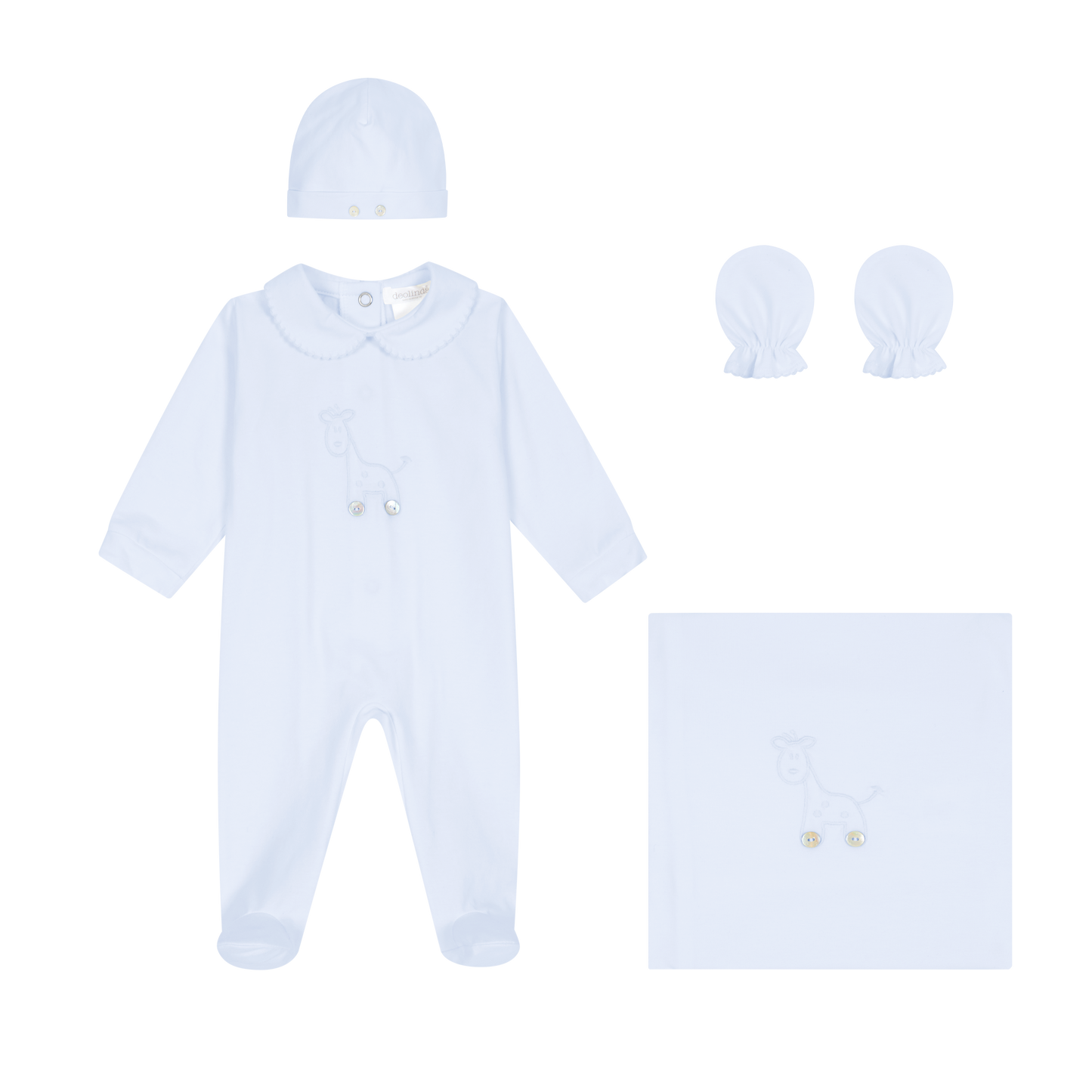 Deolinda New Baby Gift Set Giraffe Blue 242501