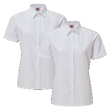 David Luke Girls Eco Short Sleeve Blouse Two Pack DL83