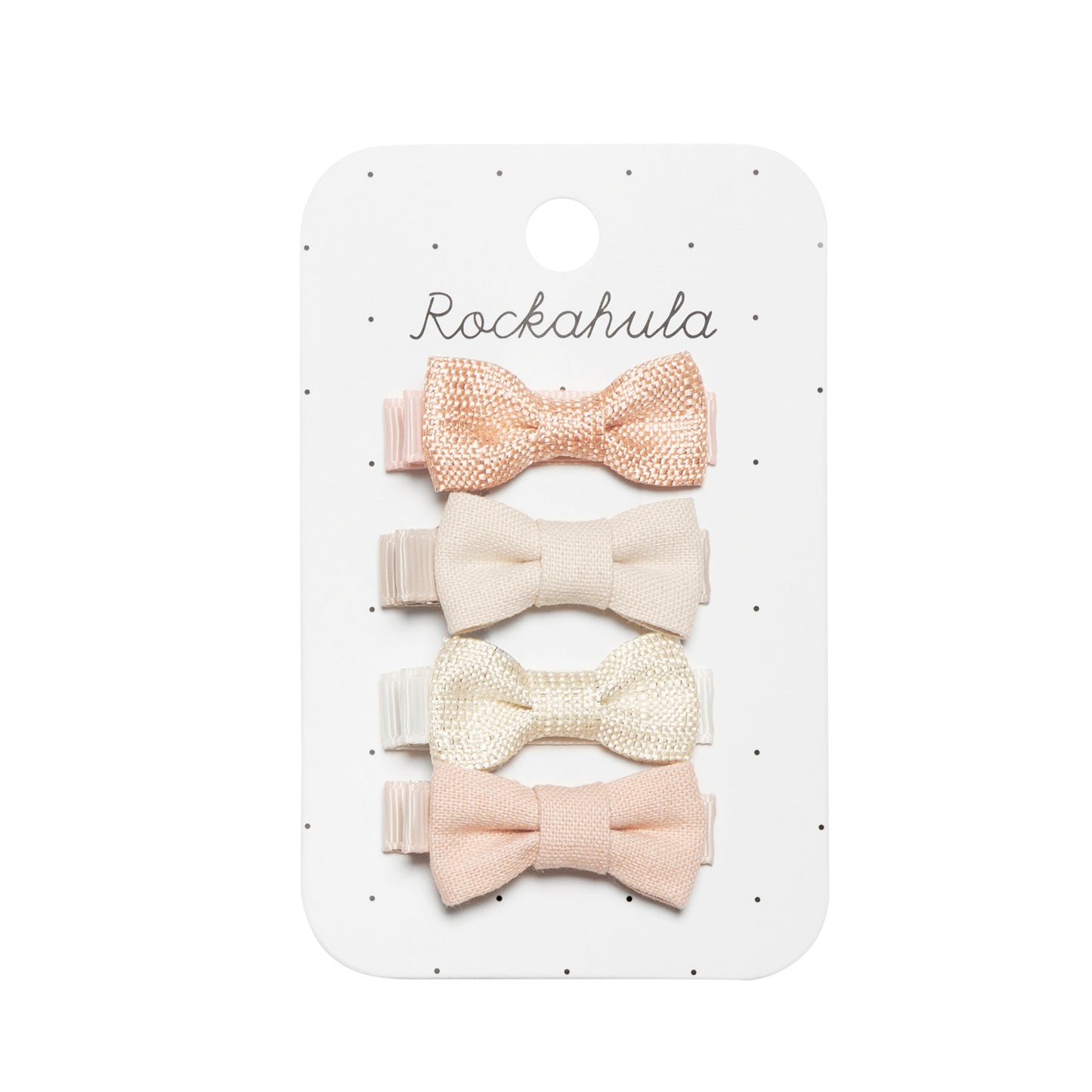 Rockahula Kids Linen Mini Bow Clips H2154P