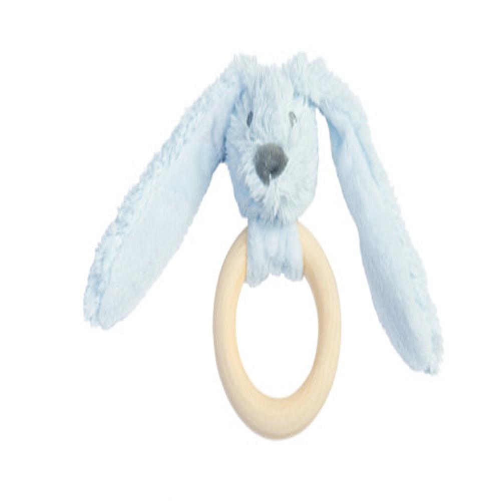 Happy Horse Blue Rabbit Richie Wooden Teething Ring