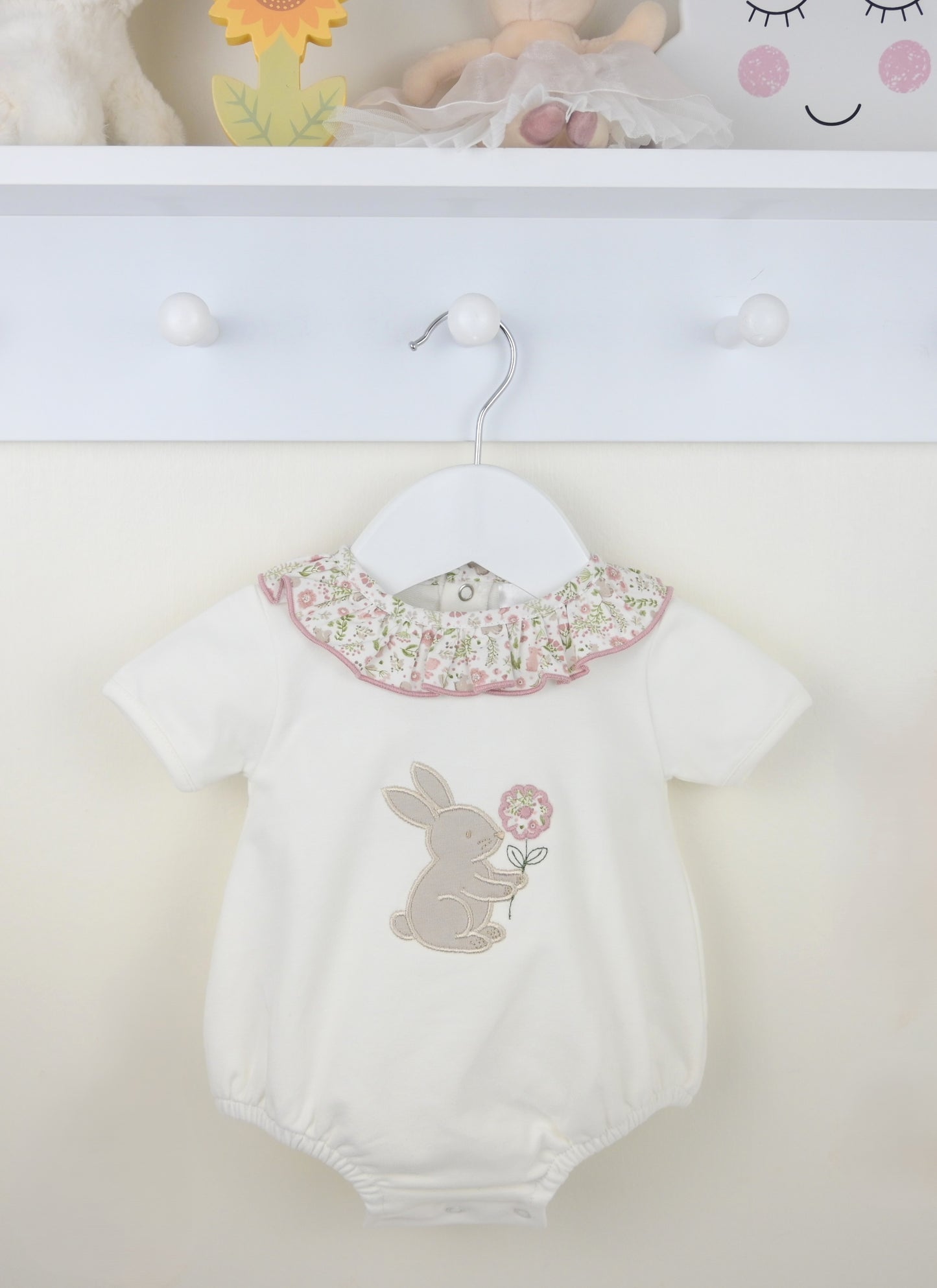Pex Summer Bunnie Romper Pink