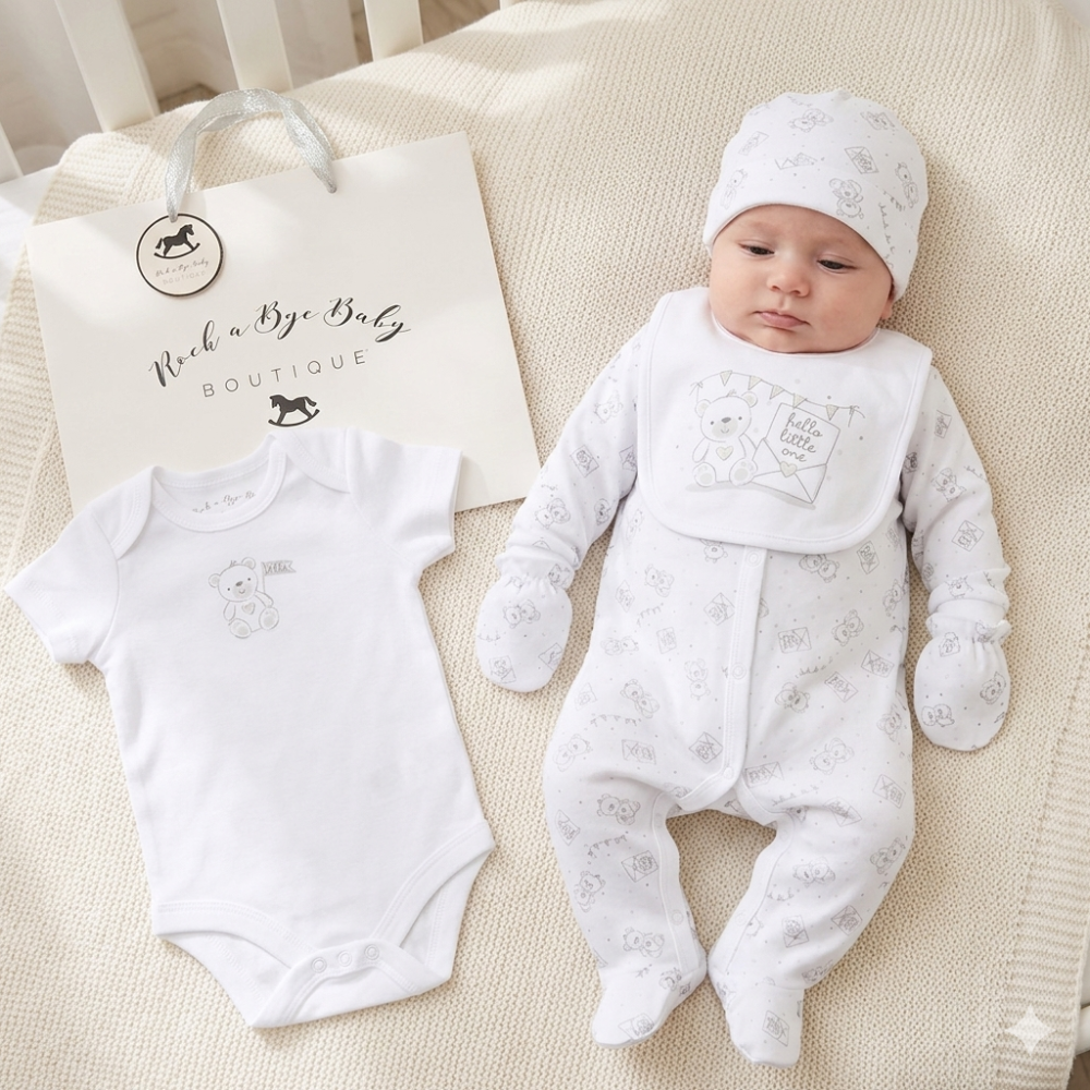 Rock A Bye Baby Boutique Five Piece Set Hello Little One H12775
