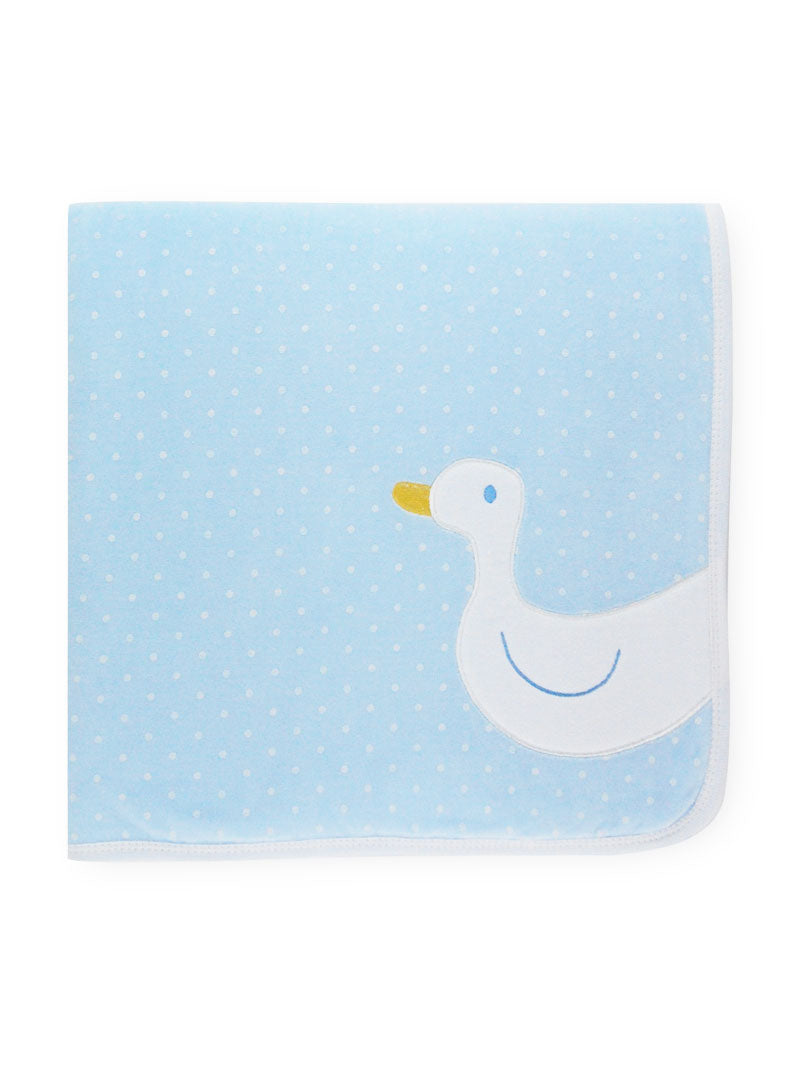 Sardon Spanish Velour Duck Blanket Pale Blue 25HA-704