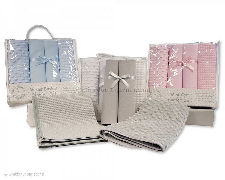 Snuggle Baby Four Piece Moses Basket Starter Set