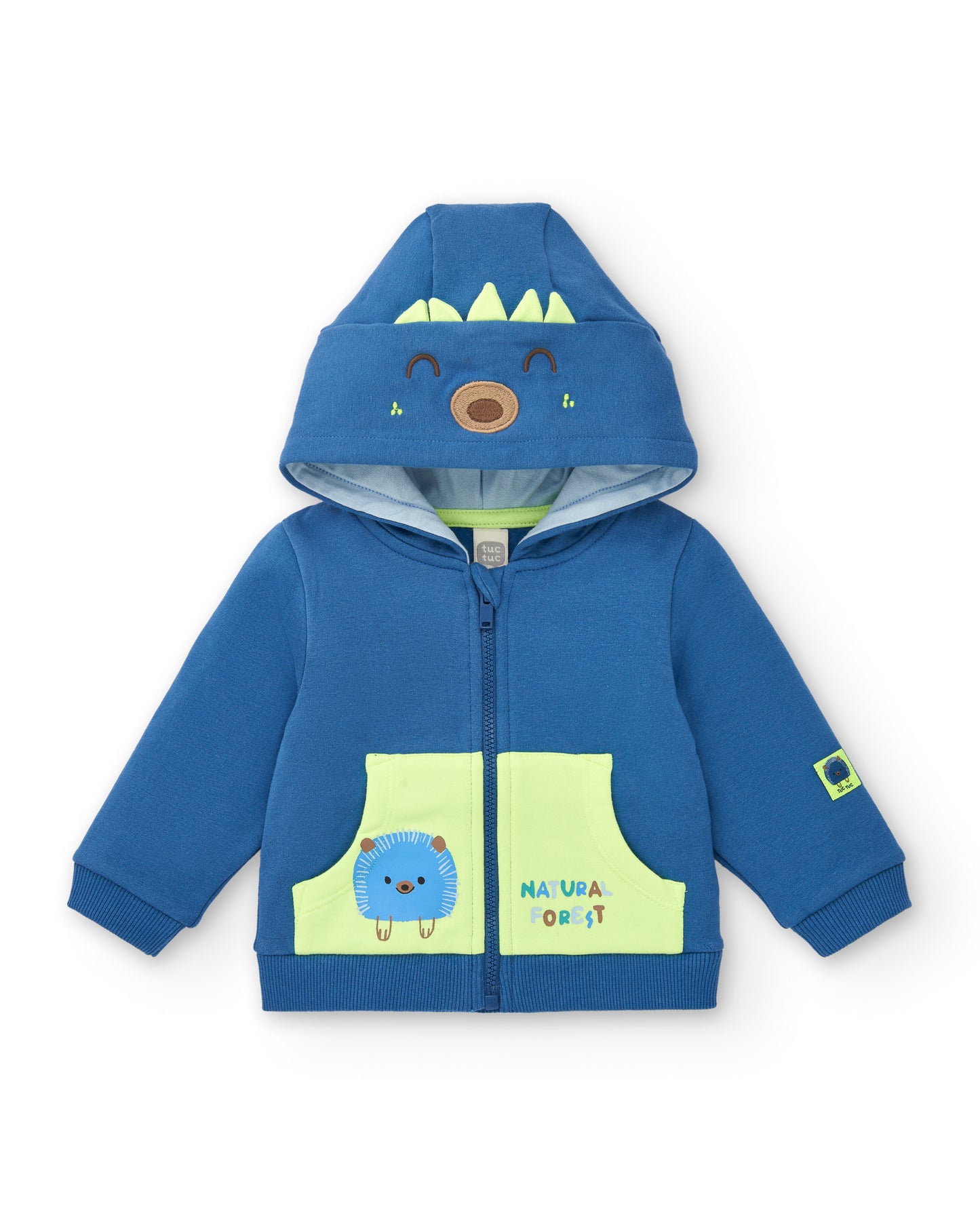 Tuc Tuc Hedgehog Forest Plush Tracksuit With Top Blue 8848 Hoodie