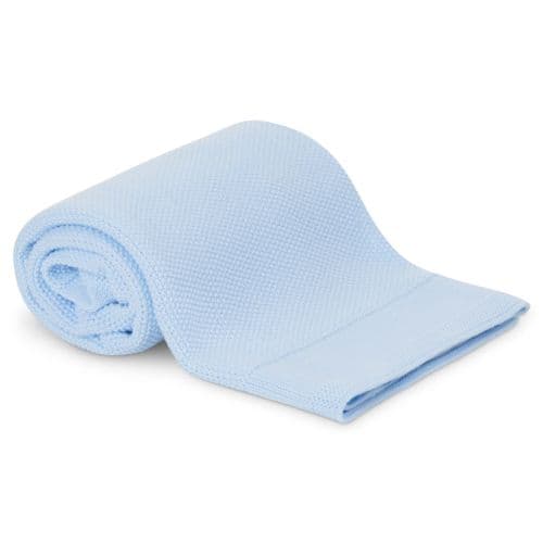 Dandelion Receiving Shawl Blue A2169