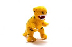 Best Years Knitted Mini T-Rex Yellow