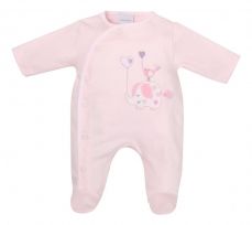 Dandelion Elephant Cotton Sleepsuit Pink DC3148
