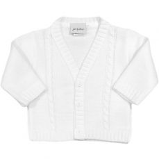 Dandelion Boys Knitted Cardigan White A2020