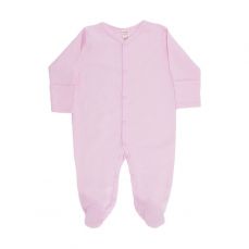 Soft Touch Plain Sleepsuit Pink
