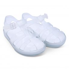 Marena Jelly Sandals Clear And White