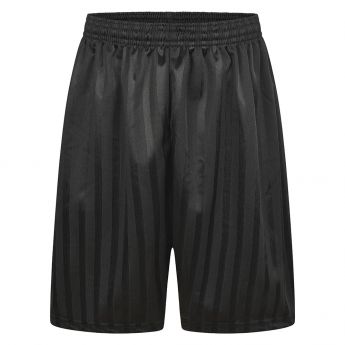 Zeco Schoolwear Shadow Stripe Shorts Black BS3082