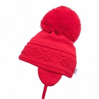 Stila Pom-pom Hat Malva Red
