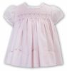 Sarah Louise Summer Pink Smocked Dress With Daisy Embroidery 012887