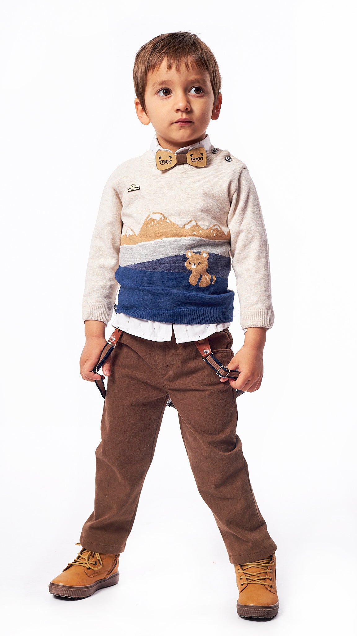 Hashtag Bear Smart Toddler Four Piece Set 7628