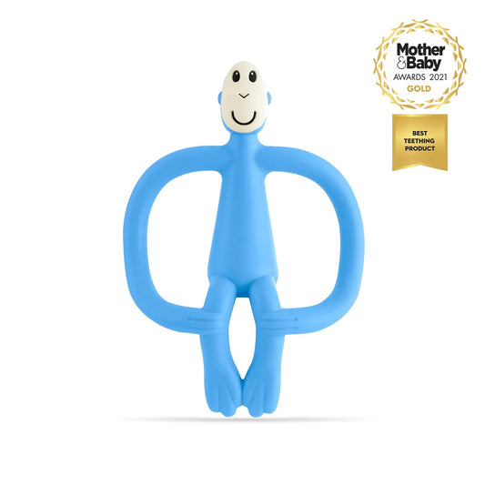 Matchstick Monkey Original Teething Toy Light Blue