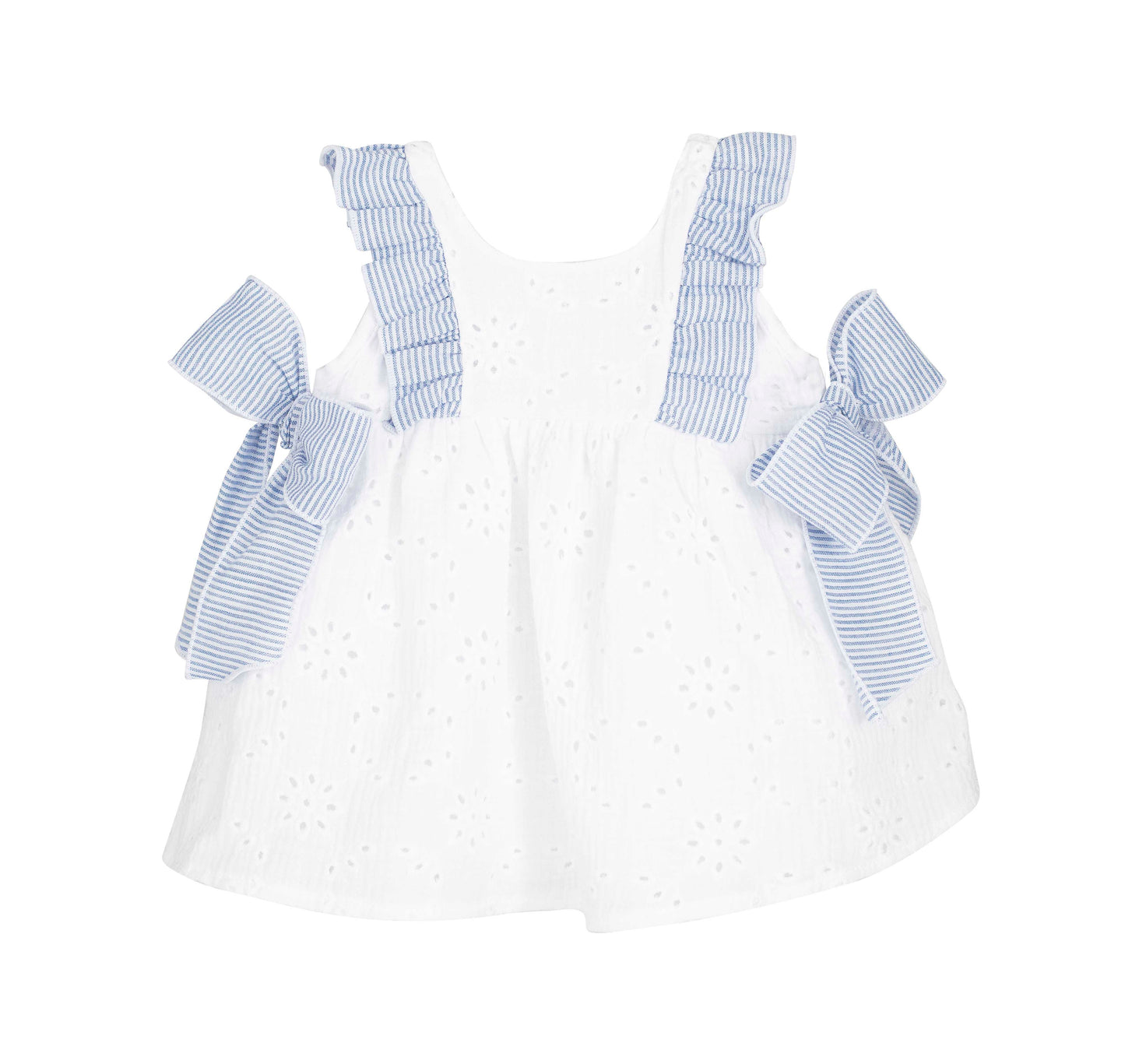 Calamaro Baby Kerala Summer Dress And Hair Clip 21329