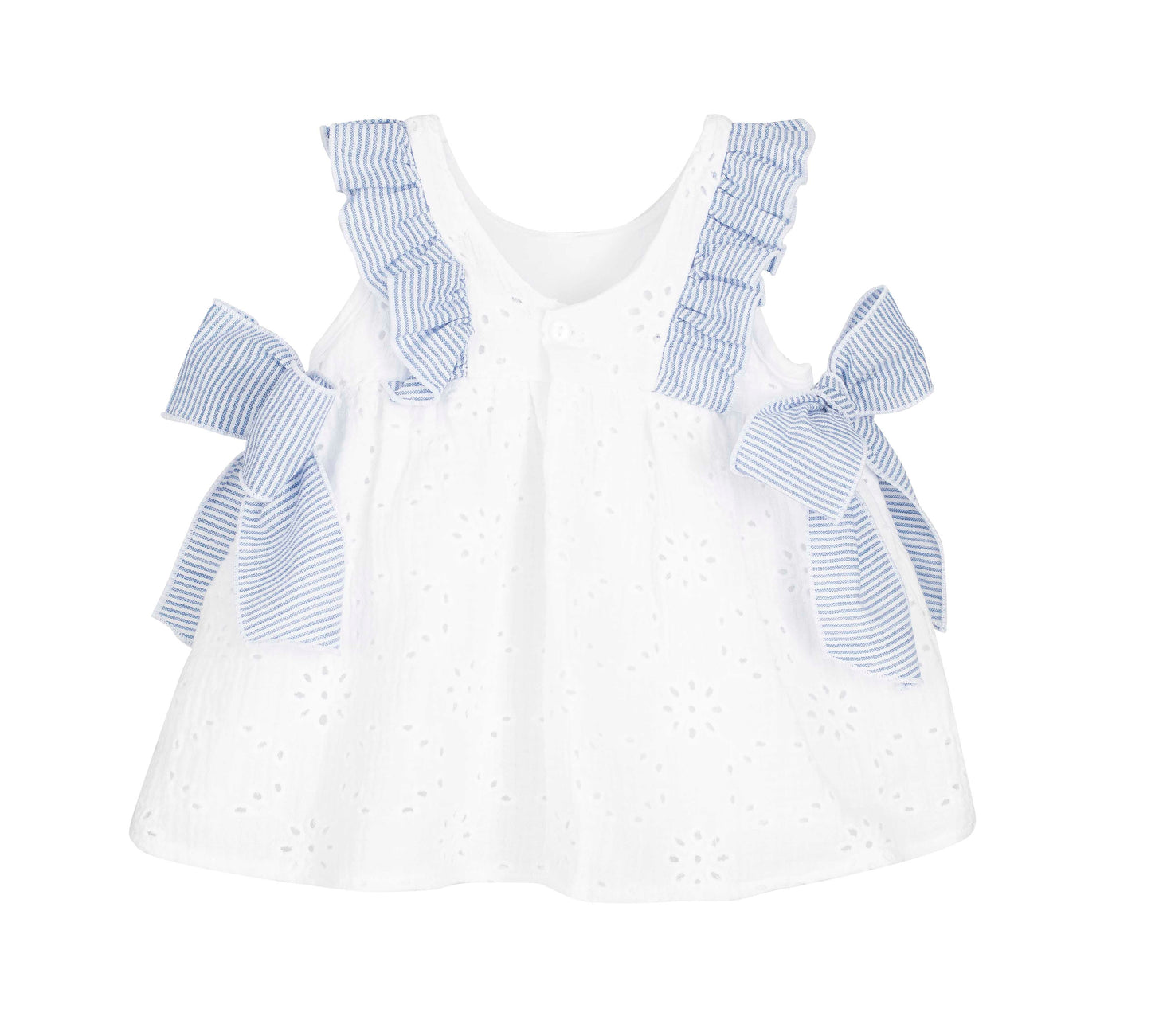 Calamaro Baby Kerala Summer Dress And Hair Clip 21329