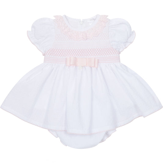 Deolinda Bombon Summer Dress And Bloomers White 25301