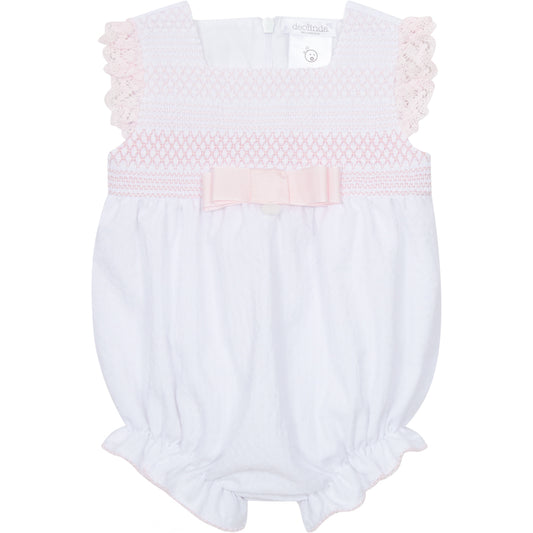 Deolinda Bombon Girls Summer Romper White 25501