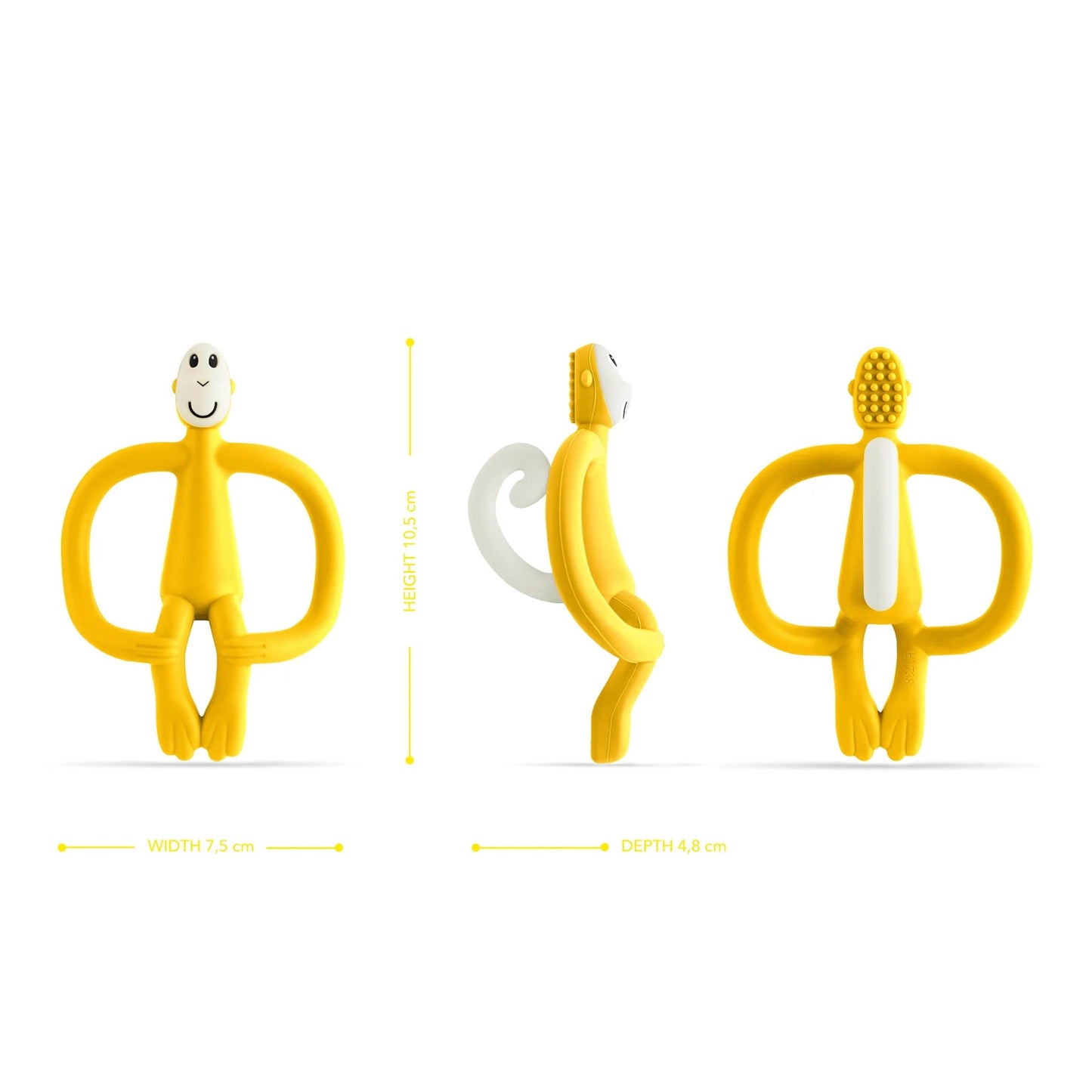 Matchstick Monkey Original Teething Toy Yellow