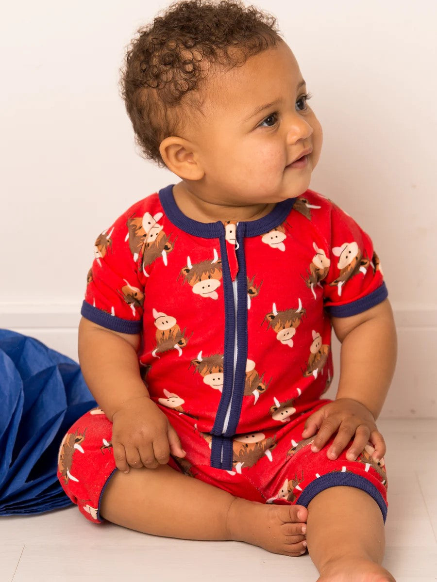 Blade & Rose Hamish Highland Cow Summer Romper