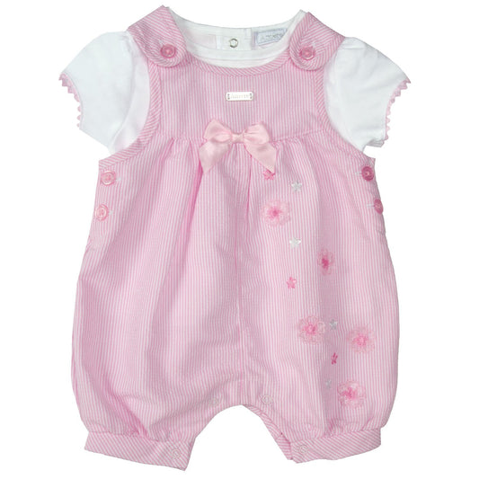 Amore By Kris X Kids Girls Summer Flower Dungaree Set 6032