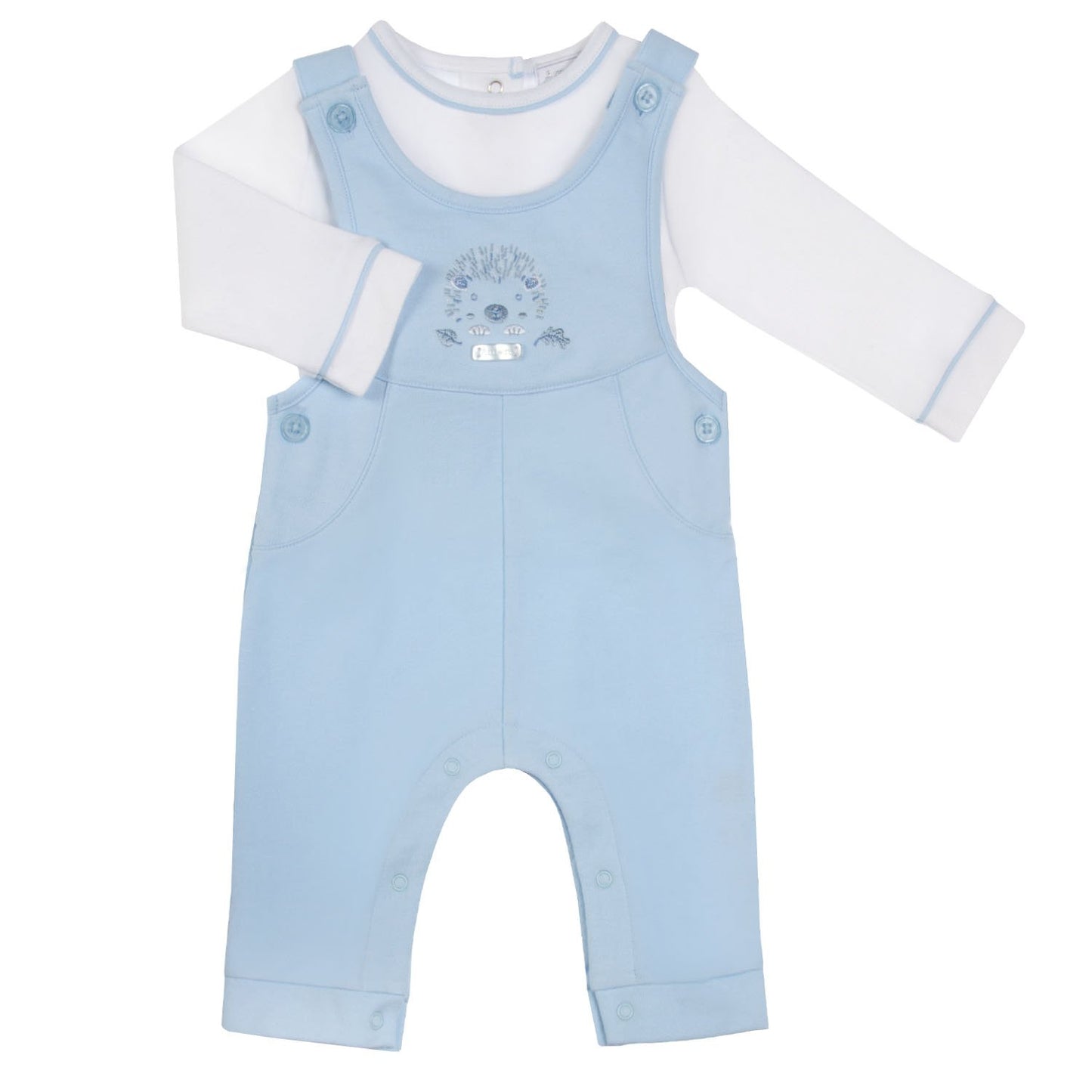 Amore By Kris X Kids Winter Boys Dungaree Set Hedgehog 7034