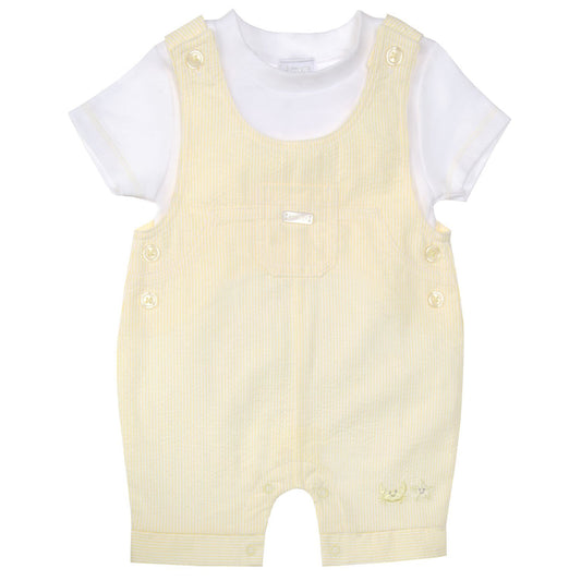Amore By Kris X Kids Boys Summer Sunny Seaside Dungaree Set 8047