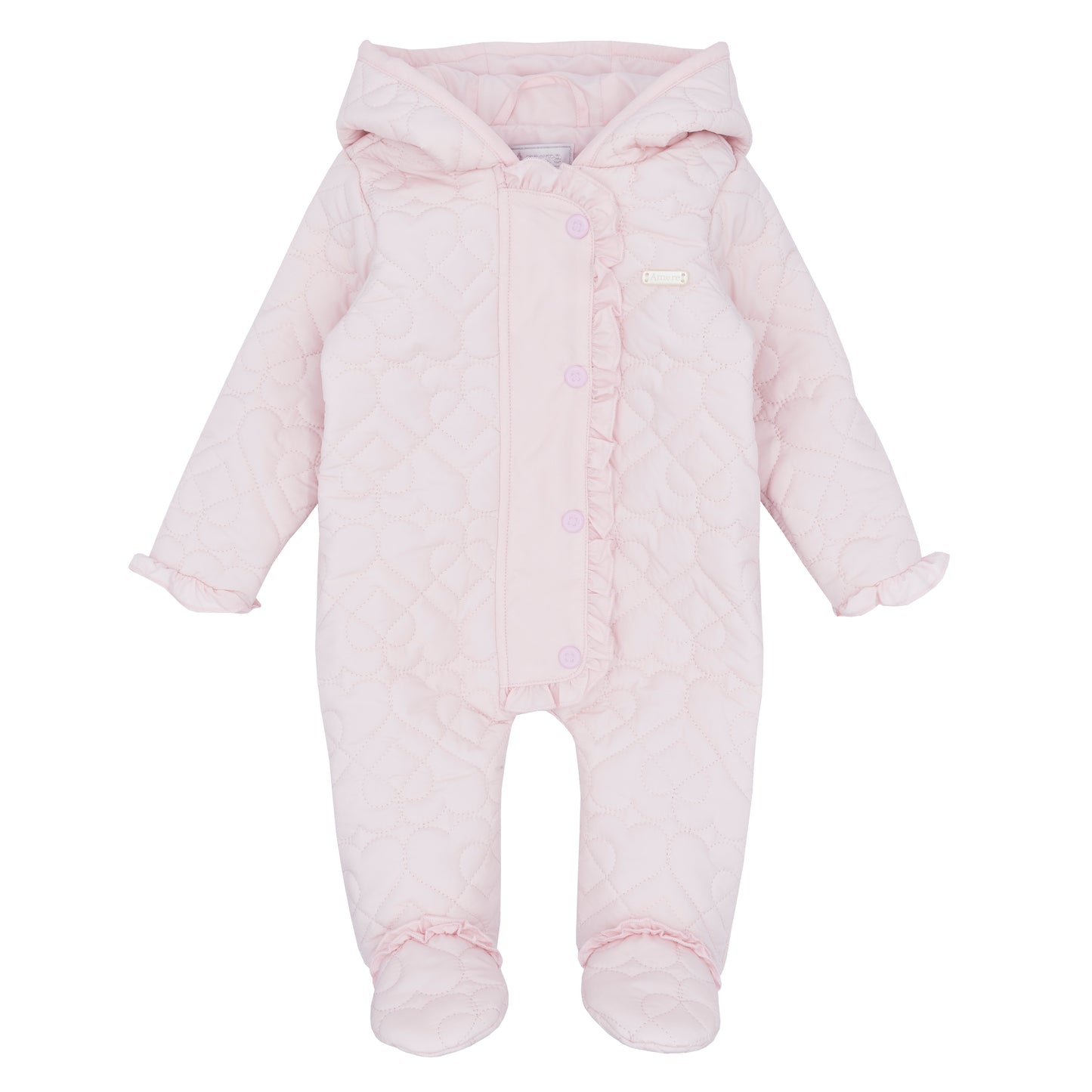 Amore Winter Girls Quilted Collection Pramsuit AM0008
