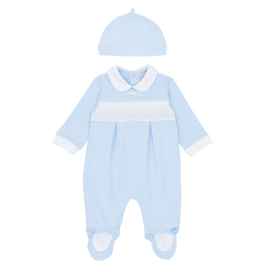 Amore Winter Boys Ombre Smocked All In One AM0024