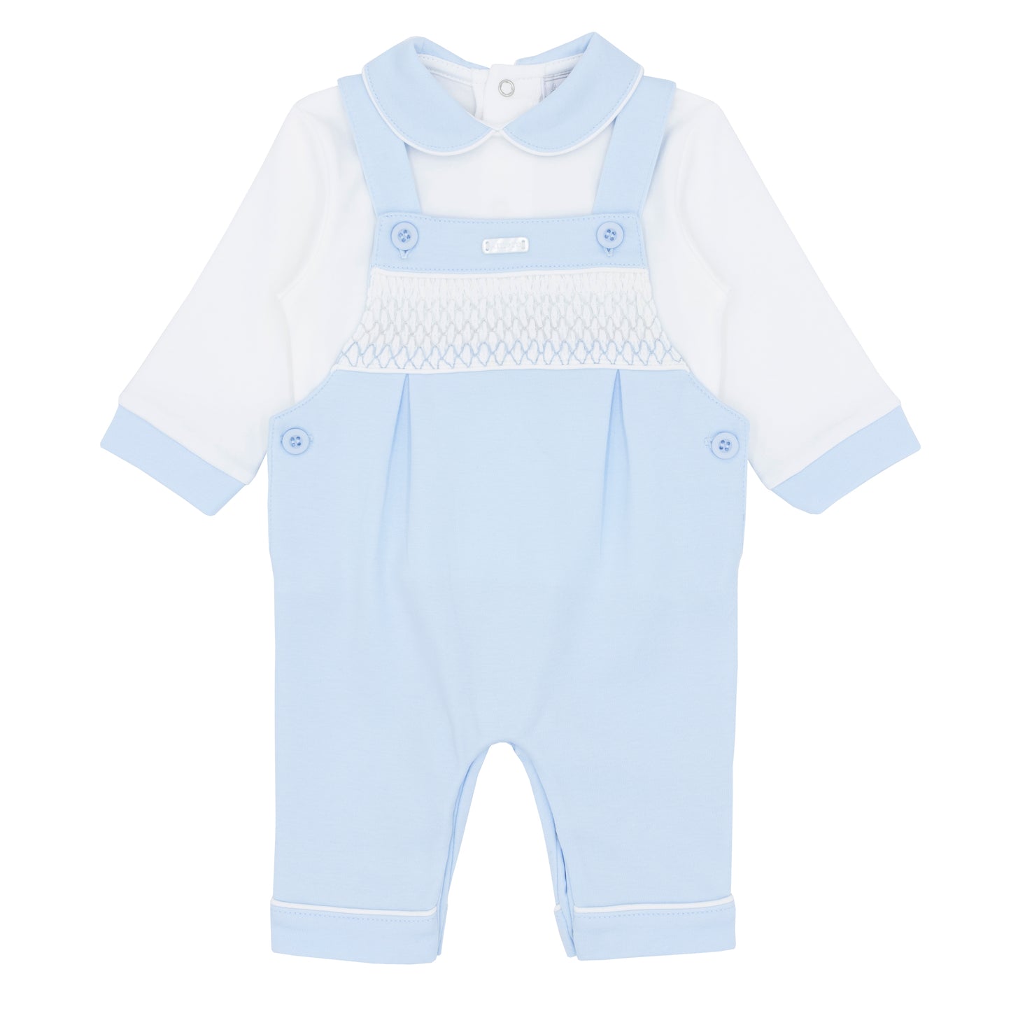 Amore Winter Boys Ombre Smocked Dungaree Set AM0025