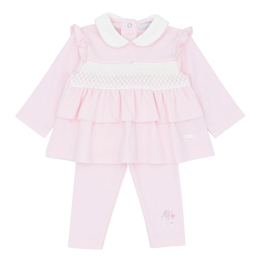 Amore Winter Girls Ombre Smocked Tunic And Legging Set AM0028