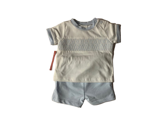 Adam T-Shirt And Short Set Blue