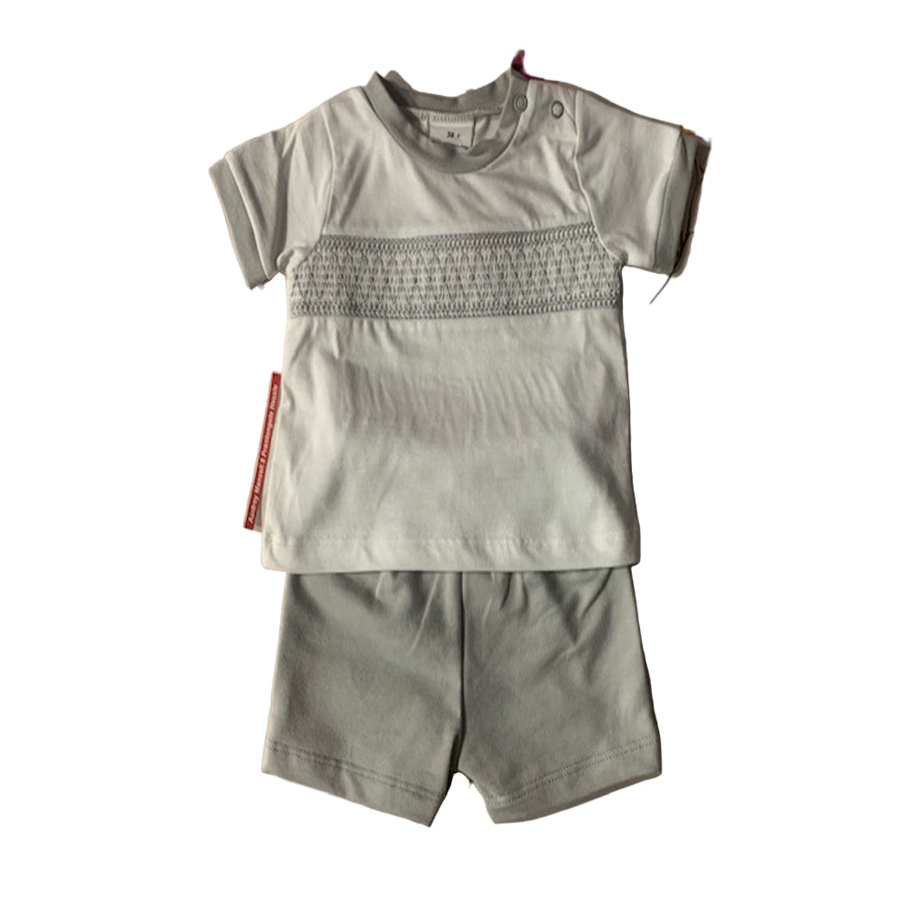 Adam T-Shirt And Short Set Grey