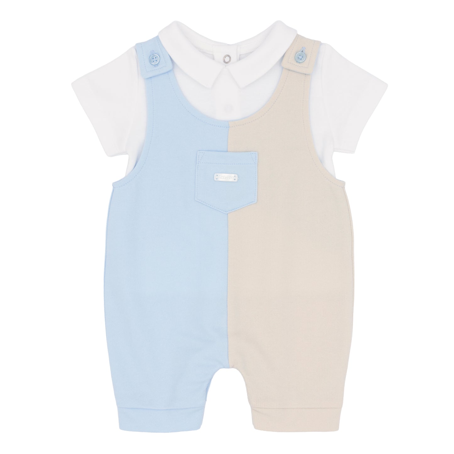 Amore Boys Summer Colour Block Dungaree Set AM0052