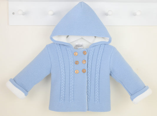 Pex Boys Winter Knitted Noah Jacket Blue