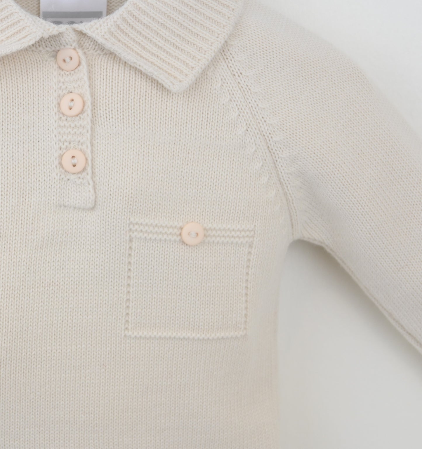 Pex Winter Knitted Louis Trouser Suit Natural