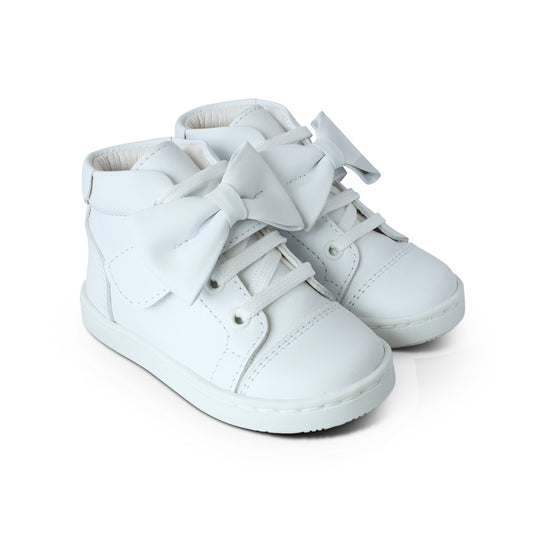 Borboleta Tatiana High-Top White Leather