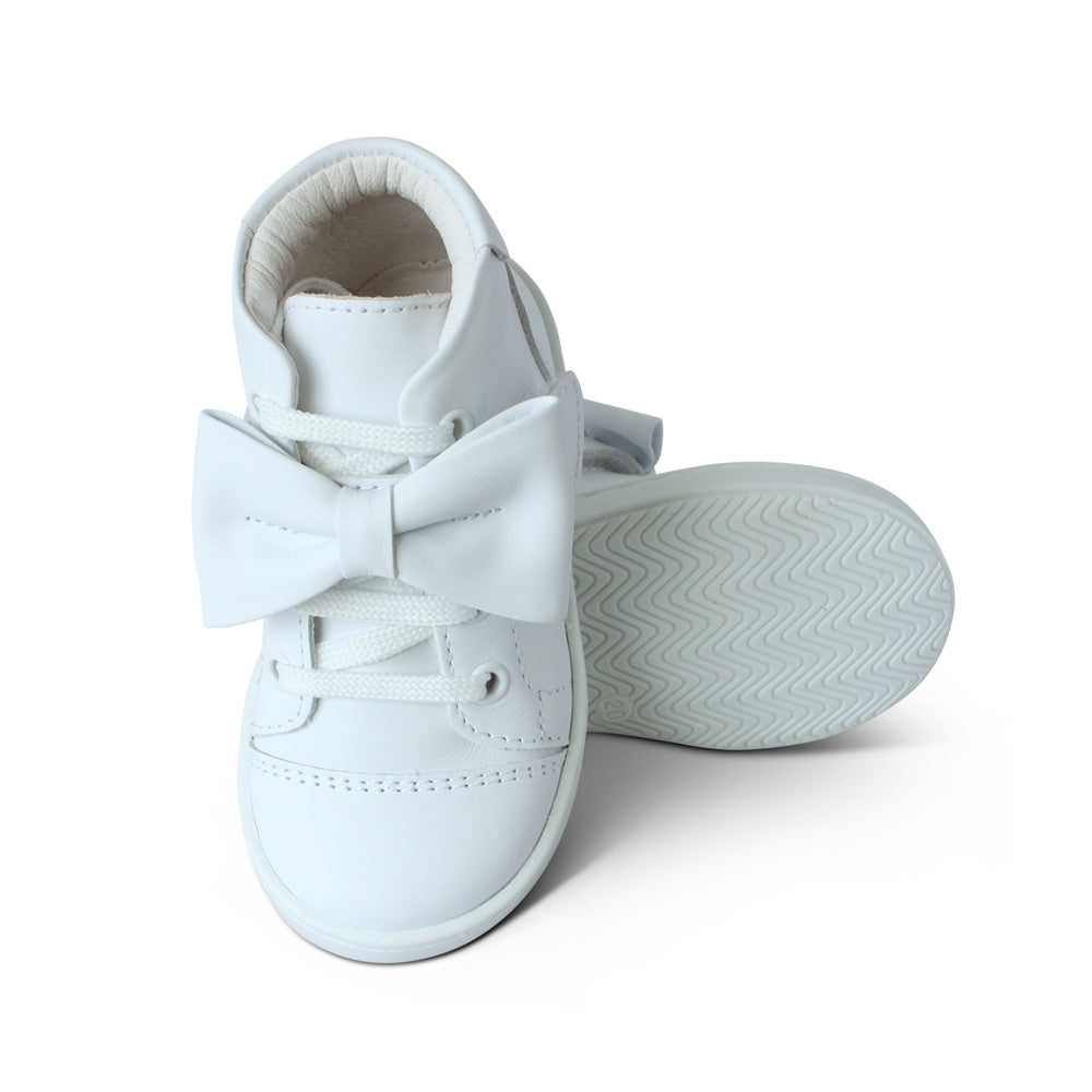 Borboleta Tatiana High-Top White Leather