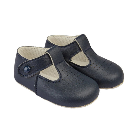 Early days Baypod Boys Pram Shoe Navy B625