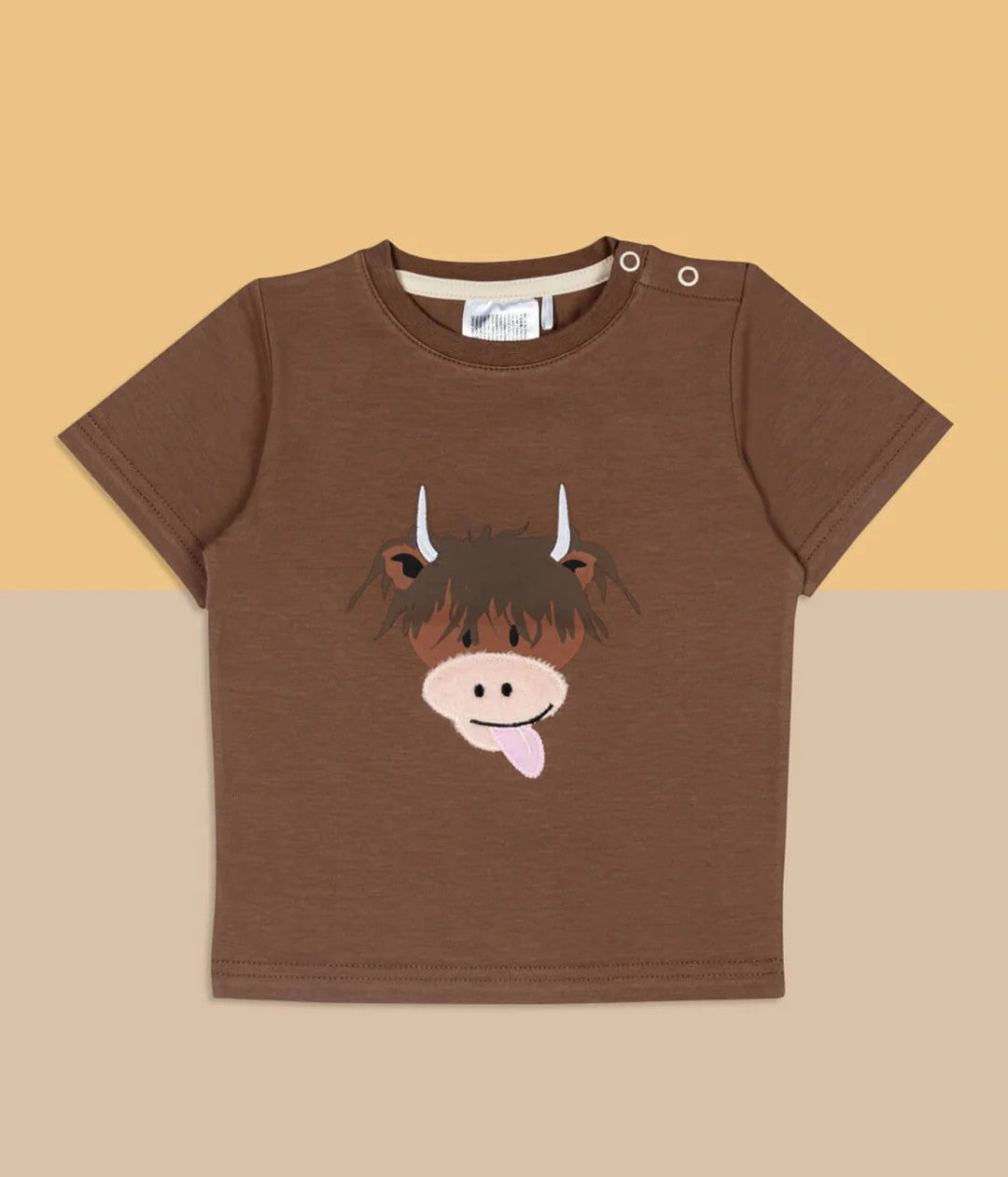 Blade & Rose Neutral Hamish Highland Cow T-Shirt