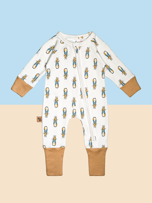 Blade & Rose Peter Rabbit Neutral Zip Up Romper
