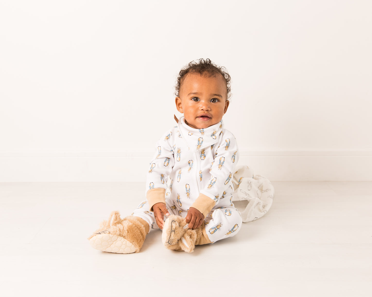 Blade & Rose Peter Rabbit Neutral Zip Up Romper