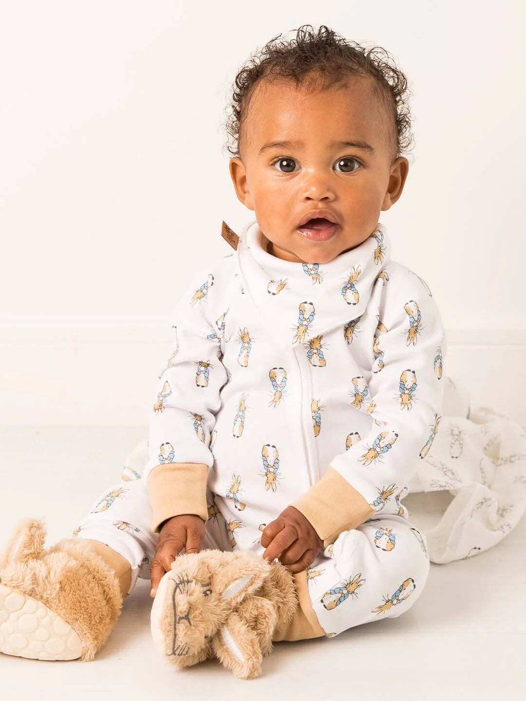 Blade & Rose Peter Rabbit Neutral Zip Up Romper